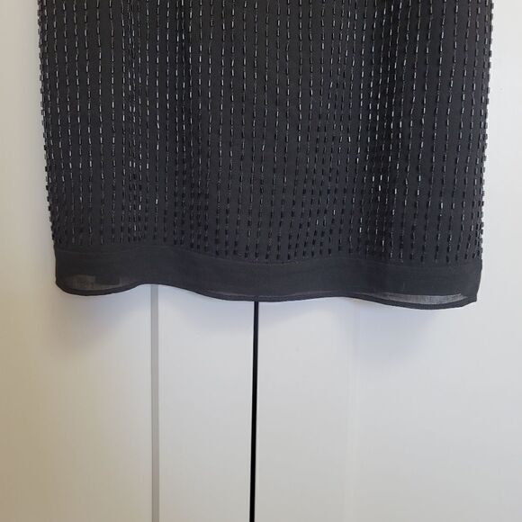 Ann Taylor spaghetti strap beaded black dress - Picture 12 of 12